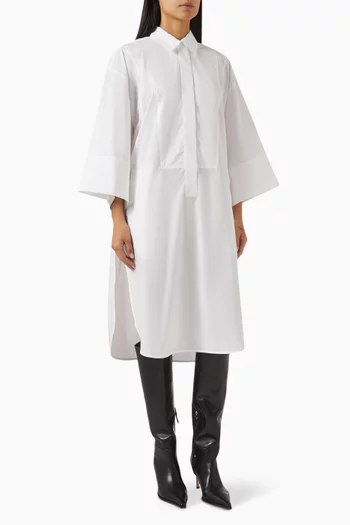 Ambre Oversized Shirt Dress in Cotton