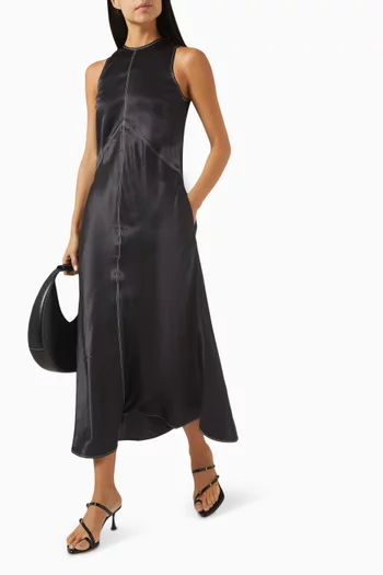 Aurora Midi Dress in Viscose-blend