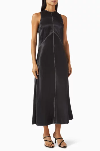 Aurora Midi Dress in Viscose-blend