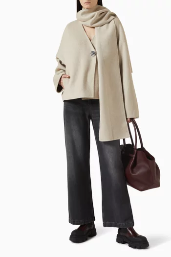 Desiree Oversized Jacket in Double Face Wool