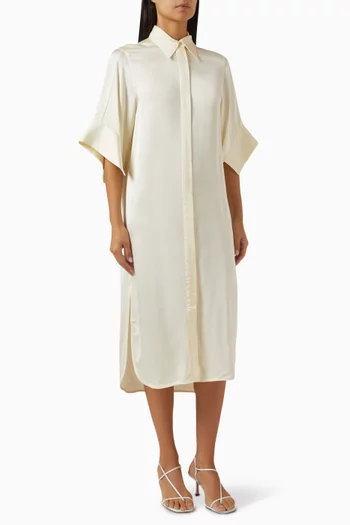 Genevieve Shirt Dress in Viscose
