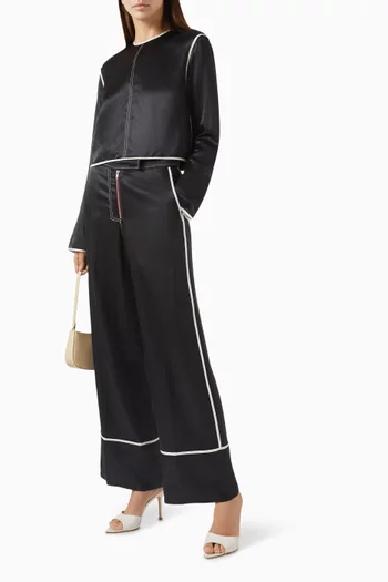 Gianna High-rise Pants in Viscose Blend