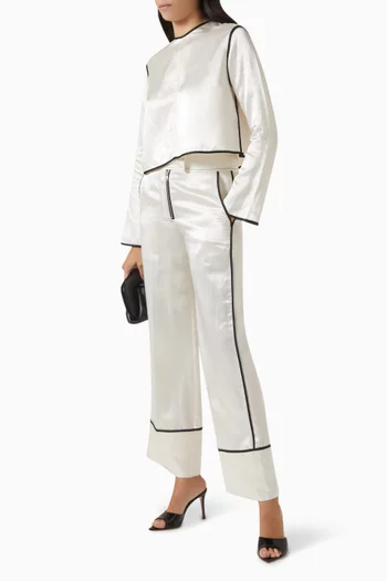 Gianna High-rise Pants in Viscose Blend