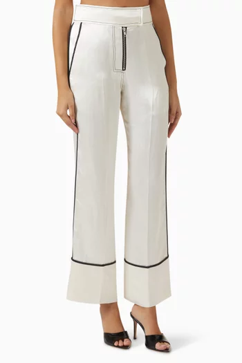 Gianna High-rise Pants in Viscose Blend