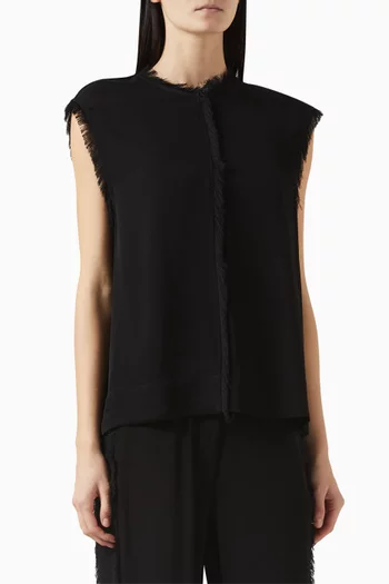 Lise Top in Matte Crepe