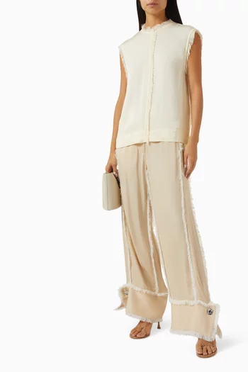 Lise Top in Matte Crepe