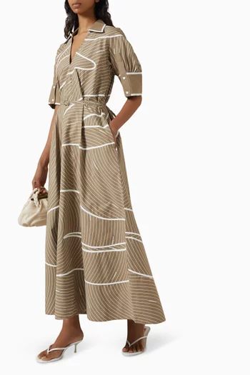 Spencer Belted Maxi Dress