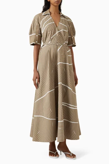 Spencer Belted Maxi Dress