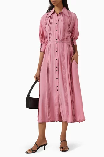 Natalie Belted Midi Dress