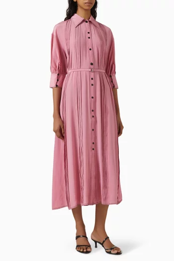 Natalie Belted Midi Dress
