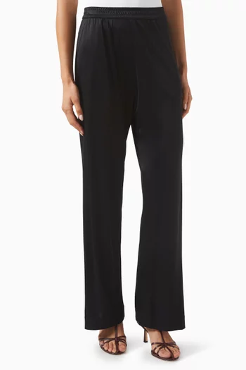 High-waisted Resort Pants in Jersey