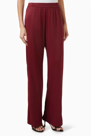 High-waisted Resort Pants in Jersey