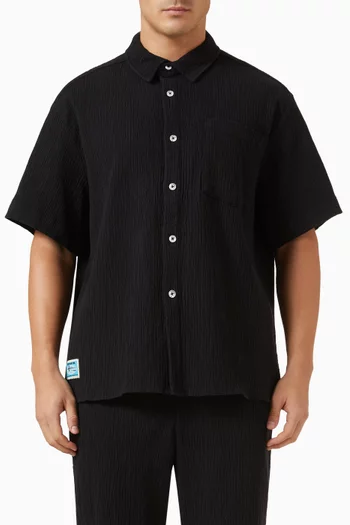 Artifact Boxy Clerk Shirt in Woven Fabric