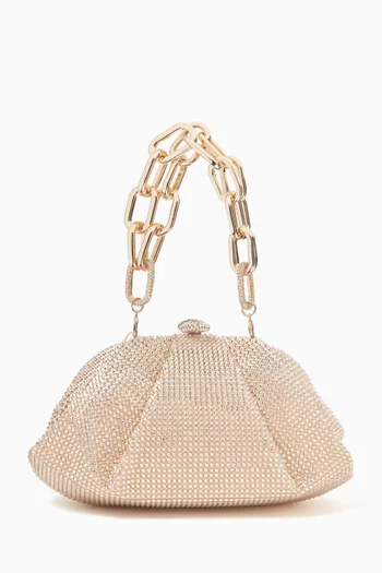Gemma Crystal-embellished Clutch Bag