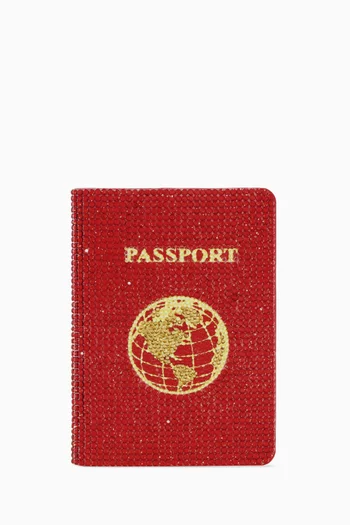 Traveler Embellished Passport Cover