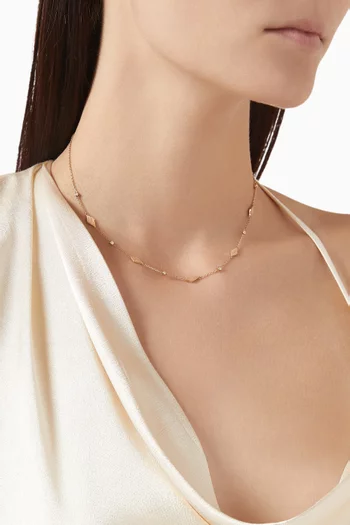 Mosaic Diamond Choker in 18kt Rose Gold