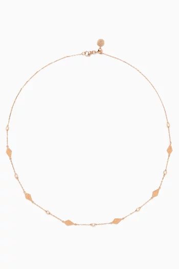 Mosaic Diamond Choker in 18kt Rose Gold