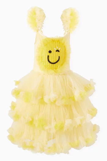 Smiley Tutu Dress in Tulle