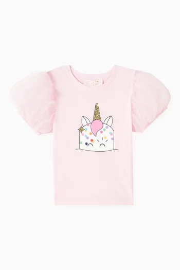 Unicorn Cake T-shirt in Cotton