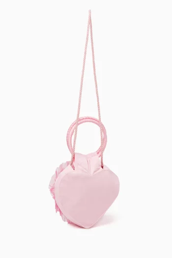 Heartburst Crossbody Bag in Tulle
