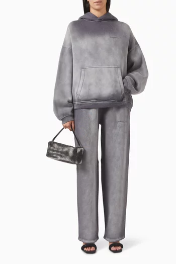 Crystal Hotfix Hoodie in Cotton-fleece