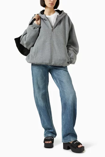 Reversible Zip Hoodie
