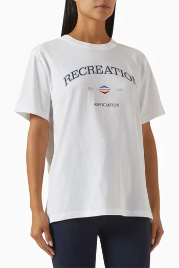 Recreation T-shirt in Organic Cotton-jersey