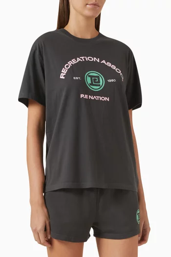 Crescent Logo T-shirt in Cotton