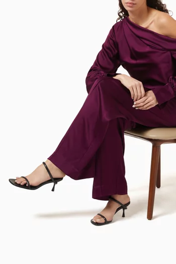 Siren 65 Low Sandals in Leather