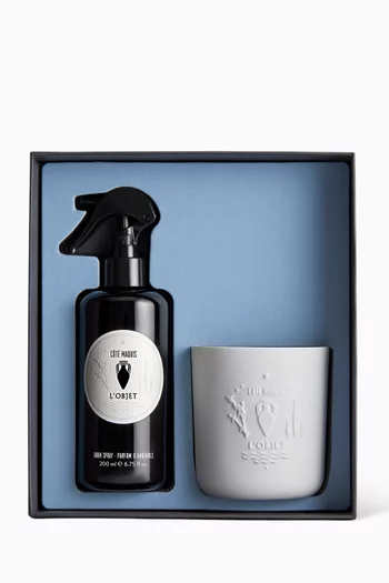 مجموعة هدايا شمعة وبخاخ معطر للغرف كوت ماكيس