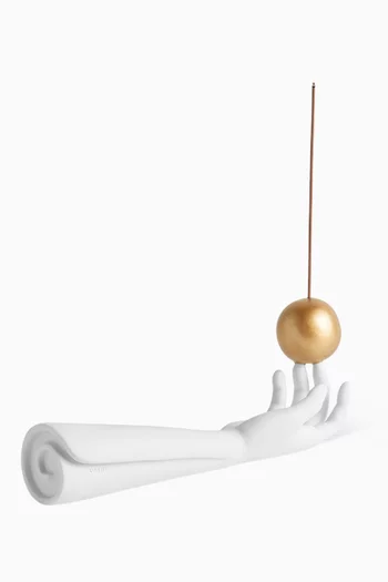 Atlas Incense Holder in Porcelain