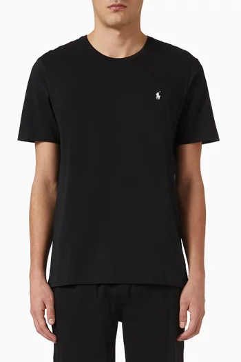 Pony Logo T-shirt in Cotton Jersey