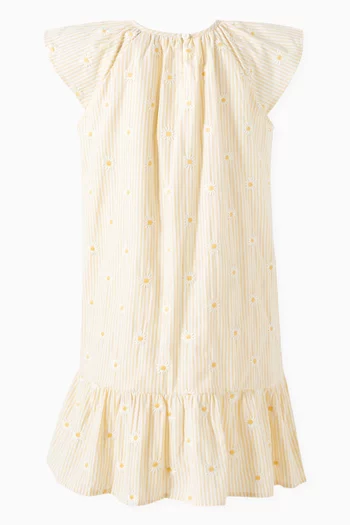 Tillie Overlay Dress in Cotton-jersey
