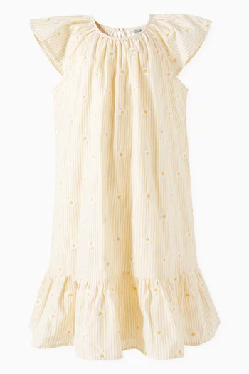 Tillie Overlay Dress in Cotton-jersey