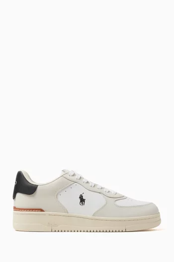 Masters Court Sneakers in Leather & Suede
