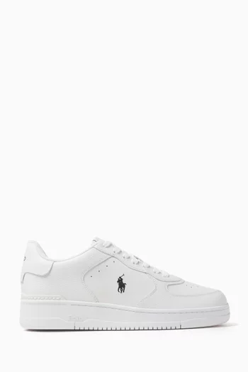 Masters Court Sneakers in Grained Leather