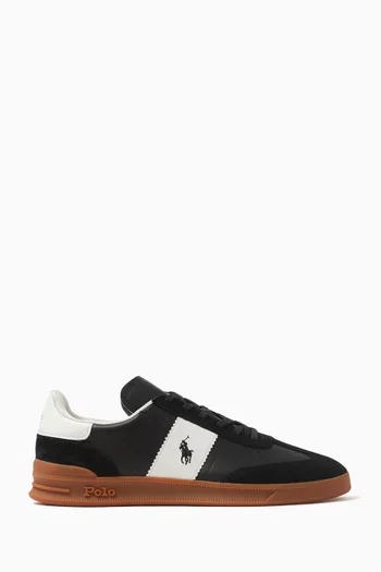 HRT CT II Athletic Sneakers in Leather & Suede