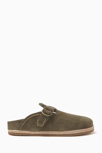 Turbach Clog Sandals in Suede