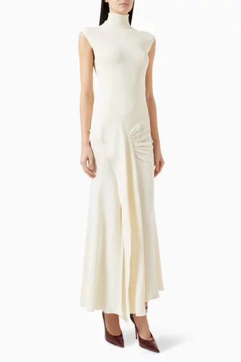 Knit Midi Dress in Viscose