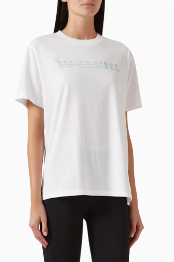 Worldwide T-shirt in Cotton Jersey