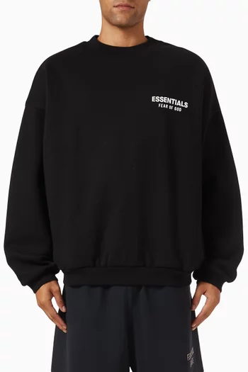 Logo Sweatshirt in Fleece