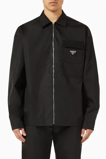 Triangle Logo Shirt in Re-nylon