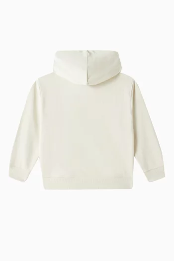 Graphic Logo Hoodie in Cotton