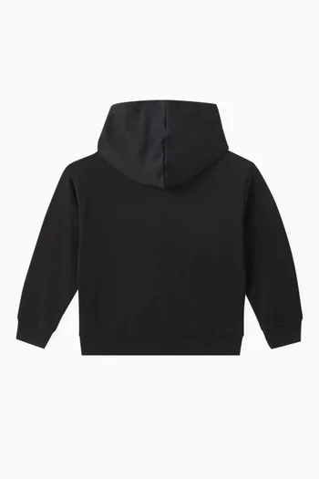 Graphic Logo Hoodie in Cotton