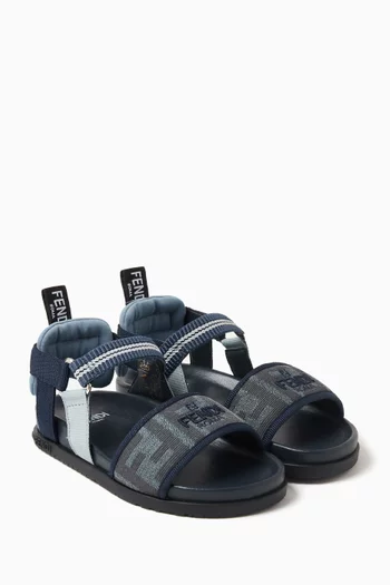 FF Jacquard Sandals in Jacquard