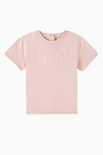 Graphic Logo T-Shirt in Cotton