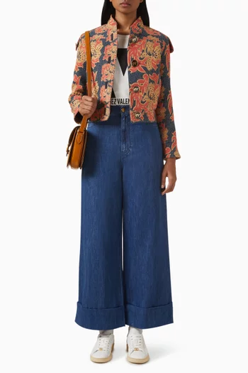 Wide-leg Jeans in Denim
