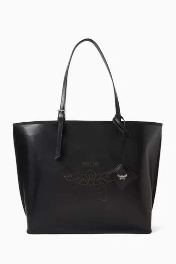 Medium Himmel Shopper Tote Bag in Leather