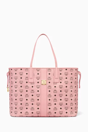 Large Liz Shopper Tote Bag in Visetos Canvas