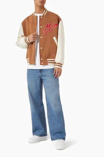 Track Jacket in Recycled Cotton-blend